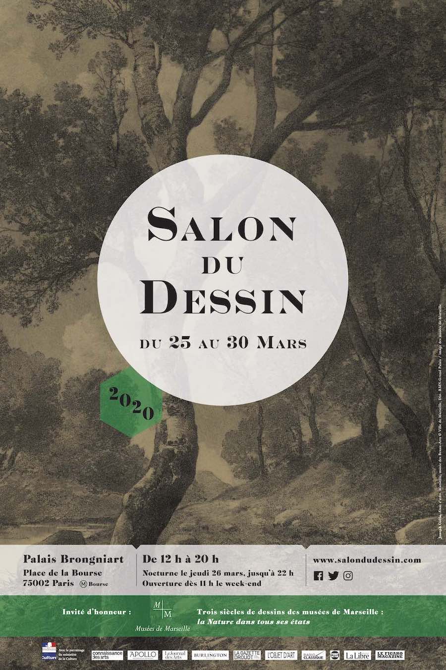 Affiche du salon du Dessin 2020