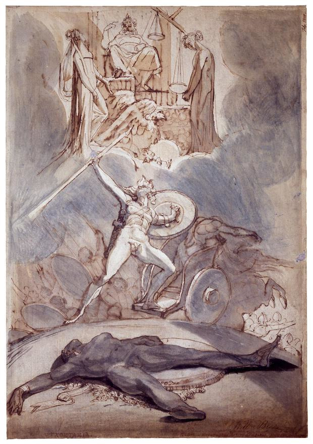 Henry Fuseli, Psychostasie, 1800, New York, Pierpont Morgan Library