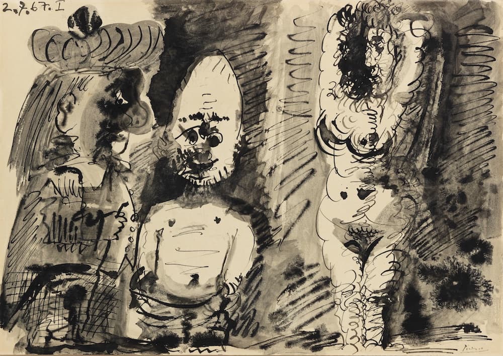 Arnoldi-Livie, Picasso, Nu avec deux personnages