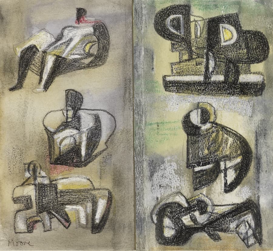 Pandora Old Masters Inc., Henry Moore, Ideas for Sculptures, 1980
