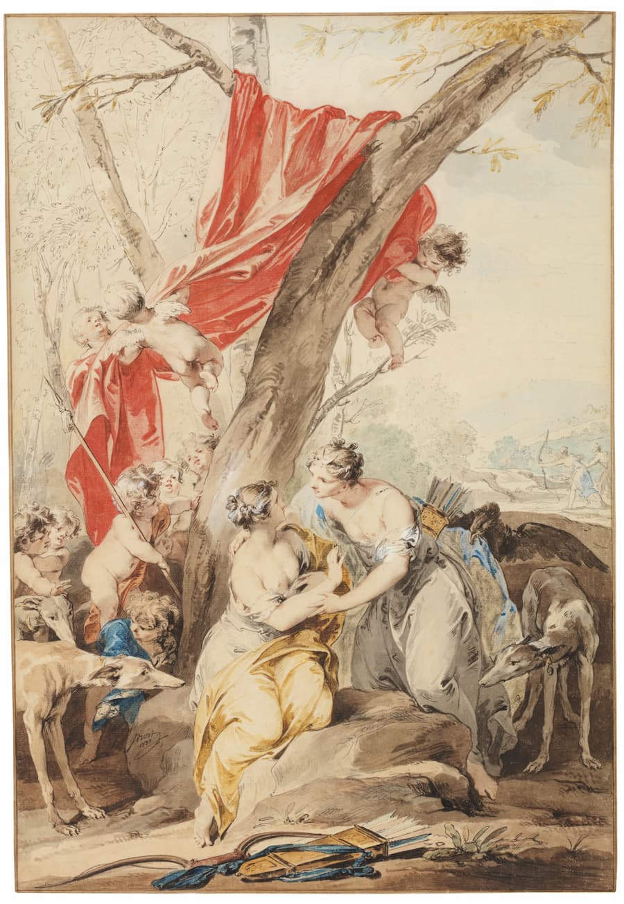 Jacob de WIT, Jupiter et Callisto 