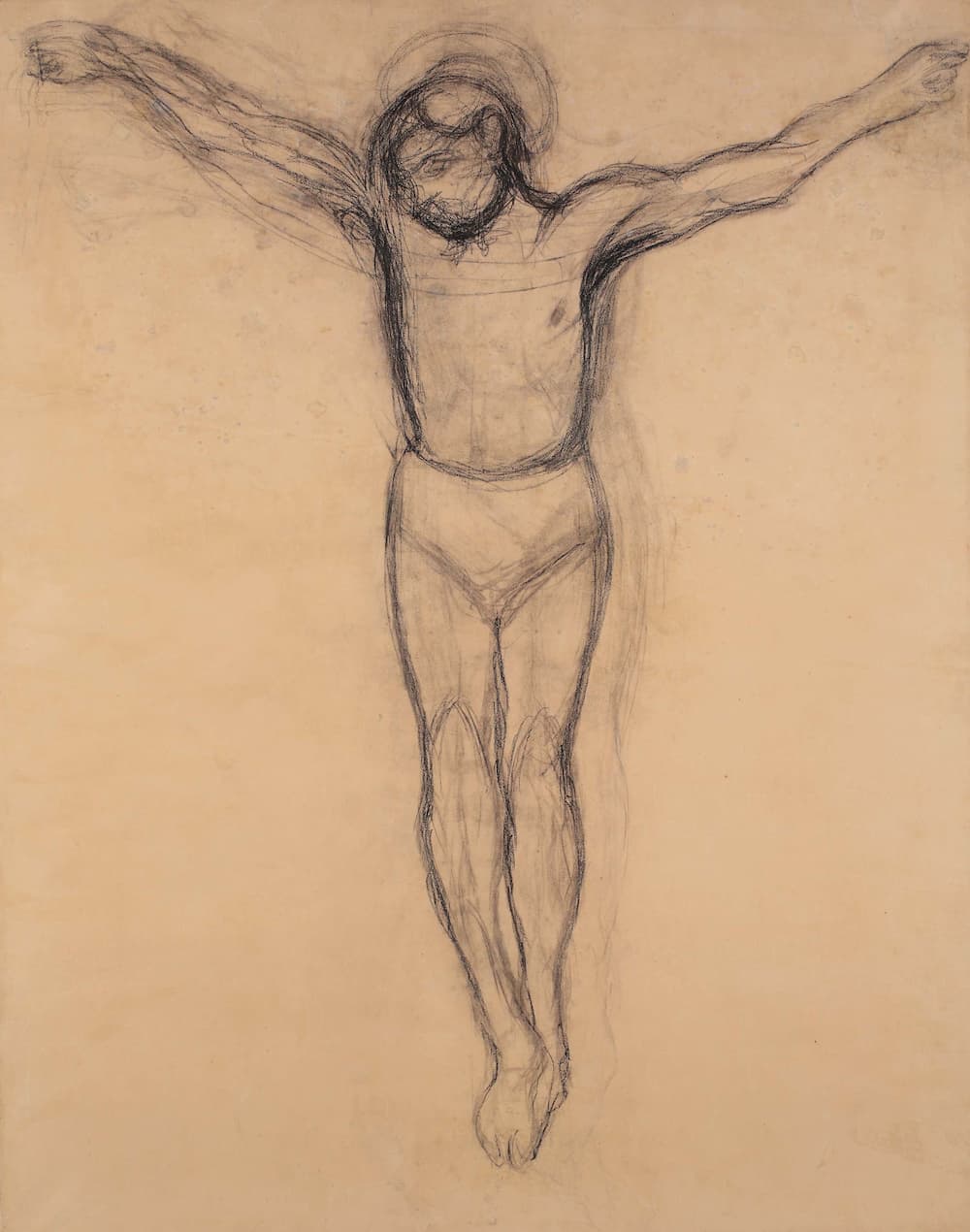 Ottone ROSAI, Jeune homme crucifié, 1950