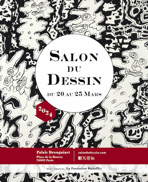 Affiche du salon du dessin 2024