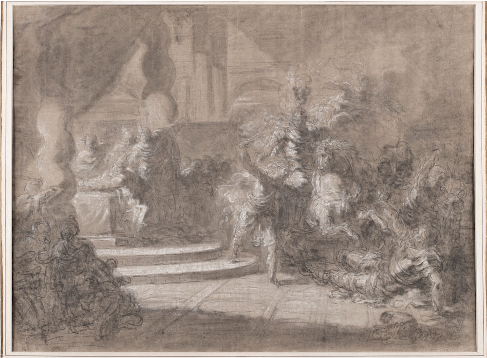 Galerie Michel Descours, Jean Charles FRONTIER, Héliodore chassé du temple