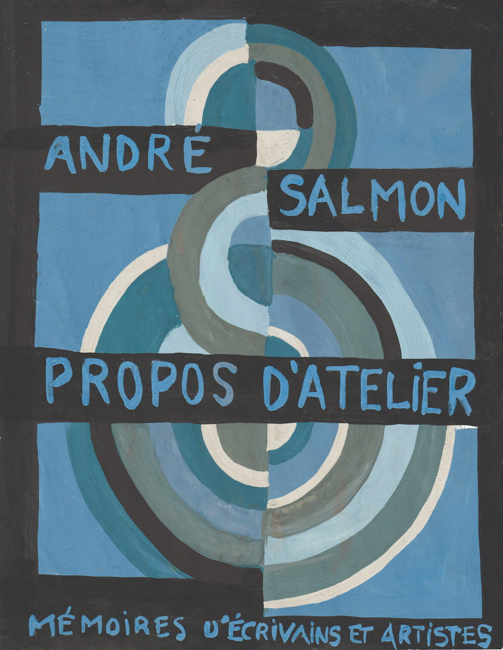 Galerie Laurentin, Sonia DELAUNAY, "Propos d'atelier", projet de couverture du livre