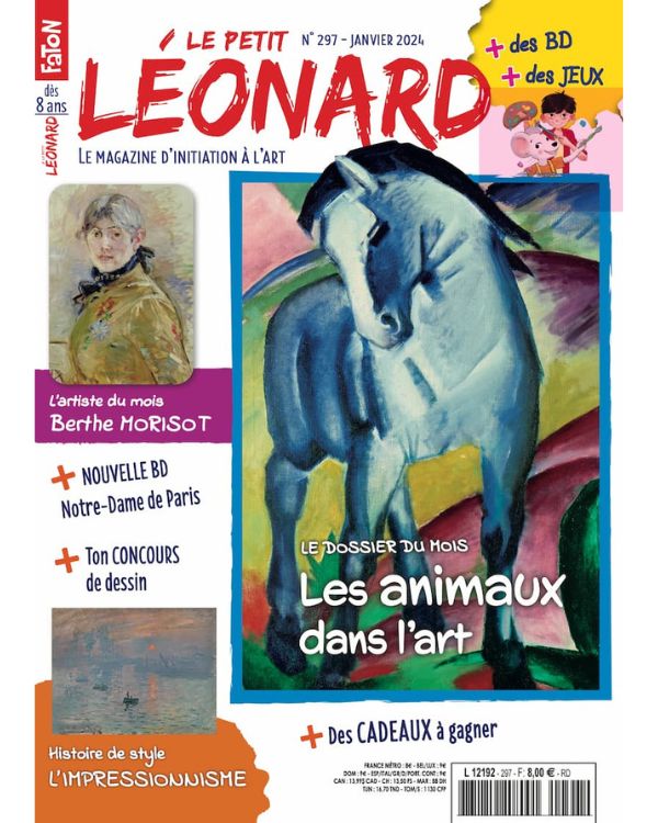 Magazine Le Petit Léonard, partenaire du Salon du dessin