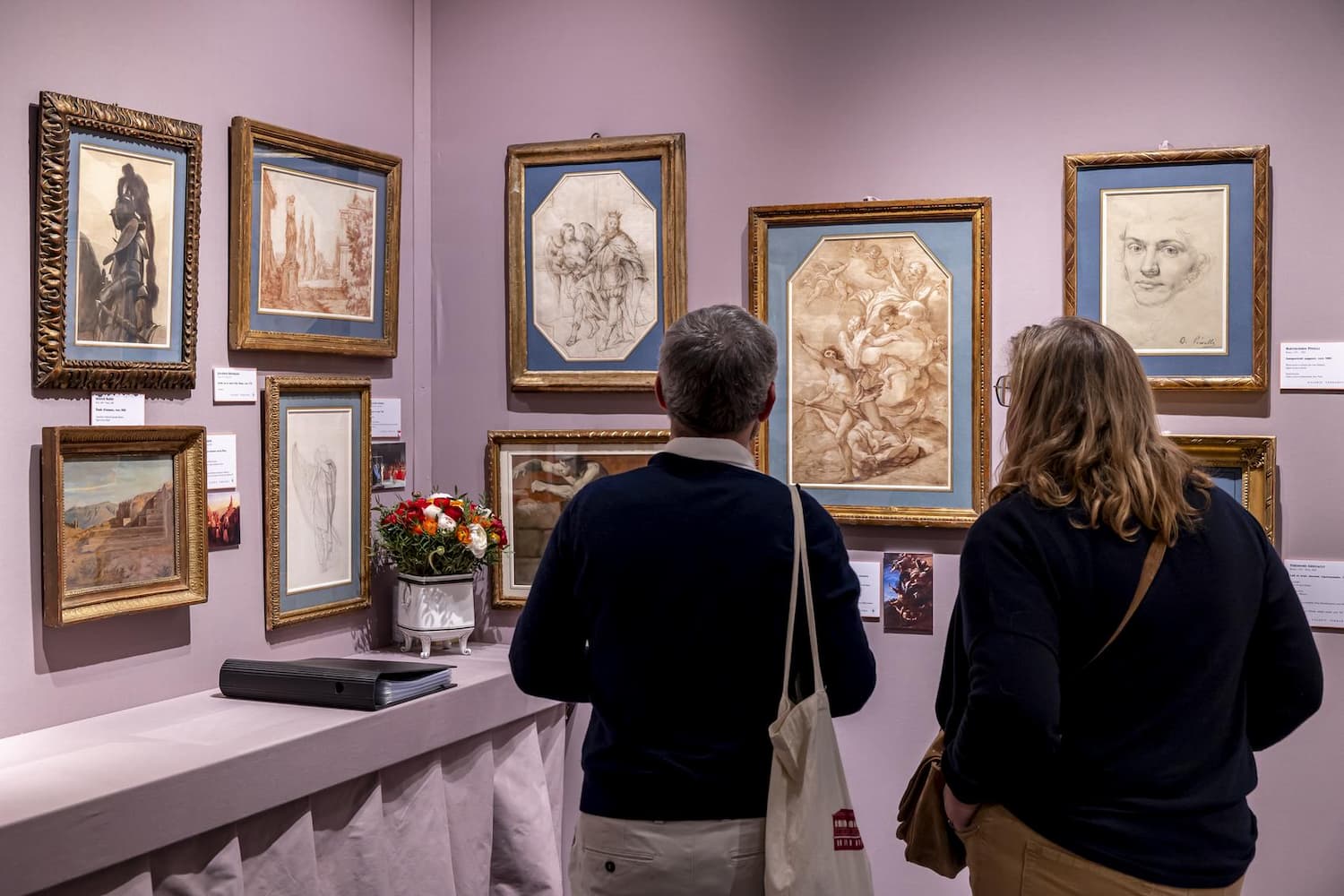 Salon du dessin 2024 : vue de stand