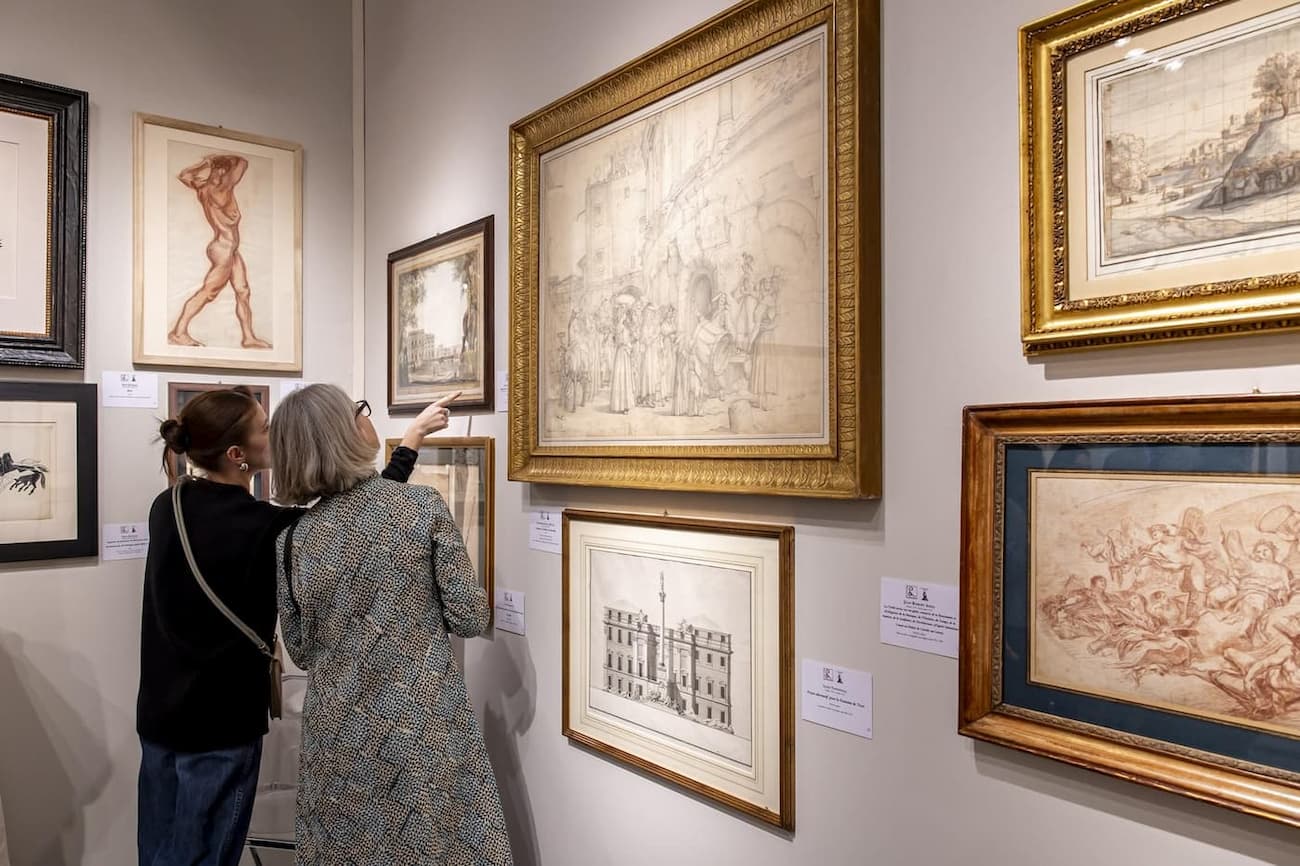 Salon du dessin 2024 : vue de stand