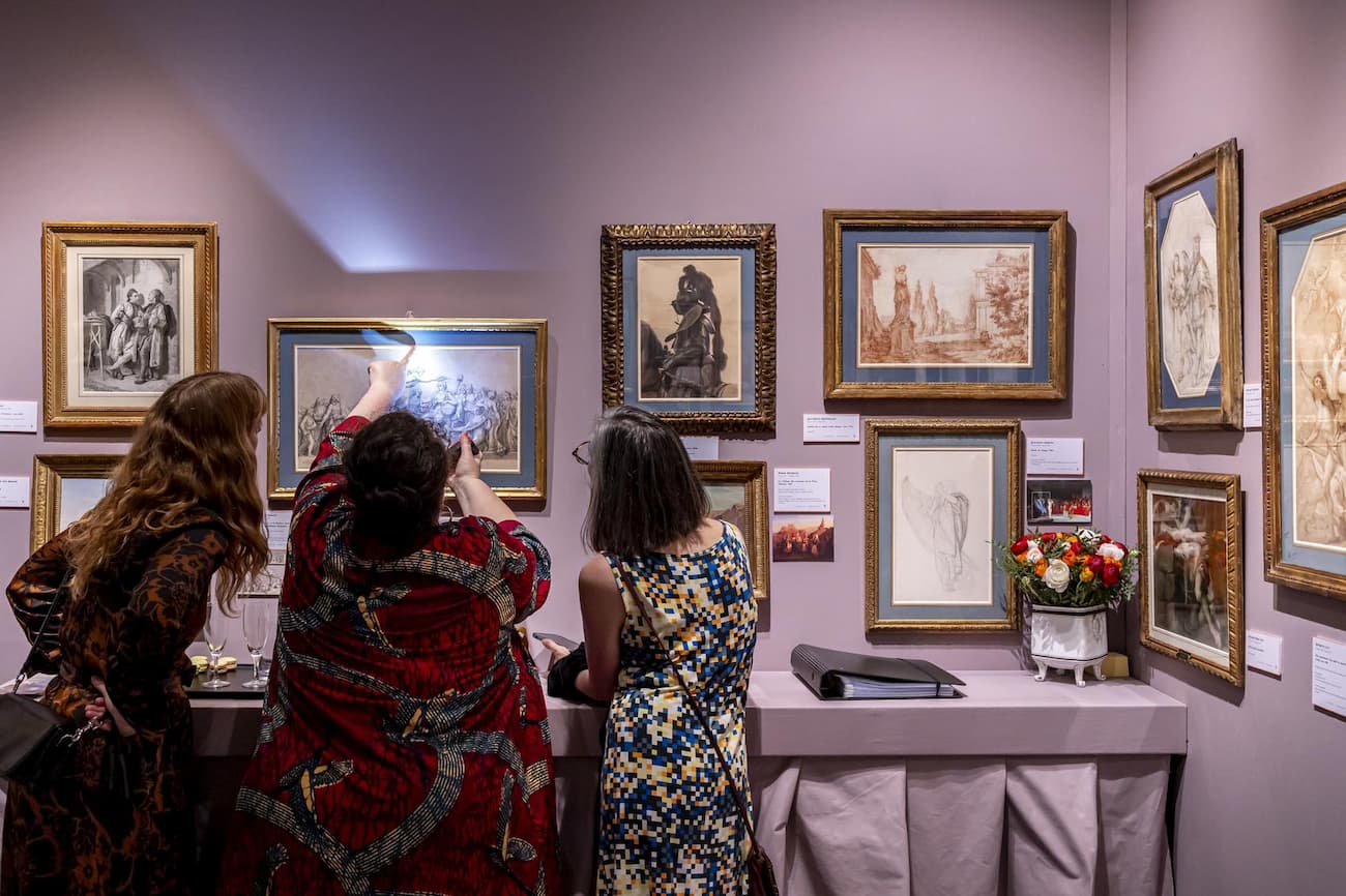 Salon du dessin 2024 : vue de stand