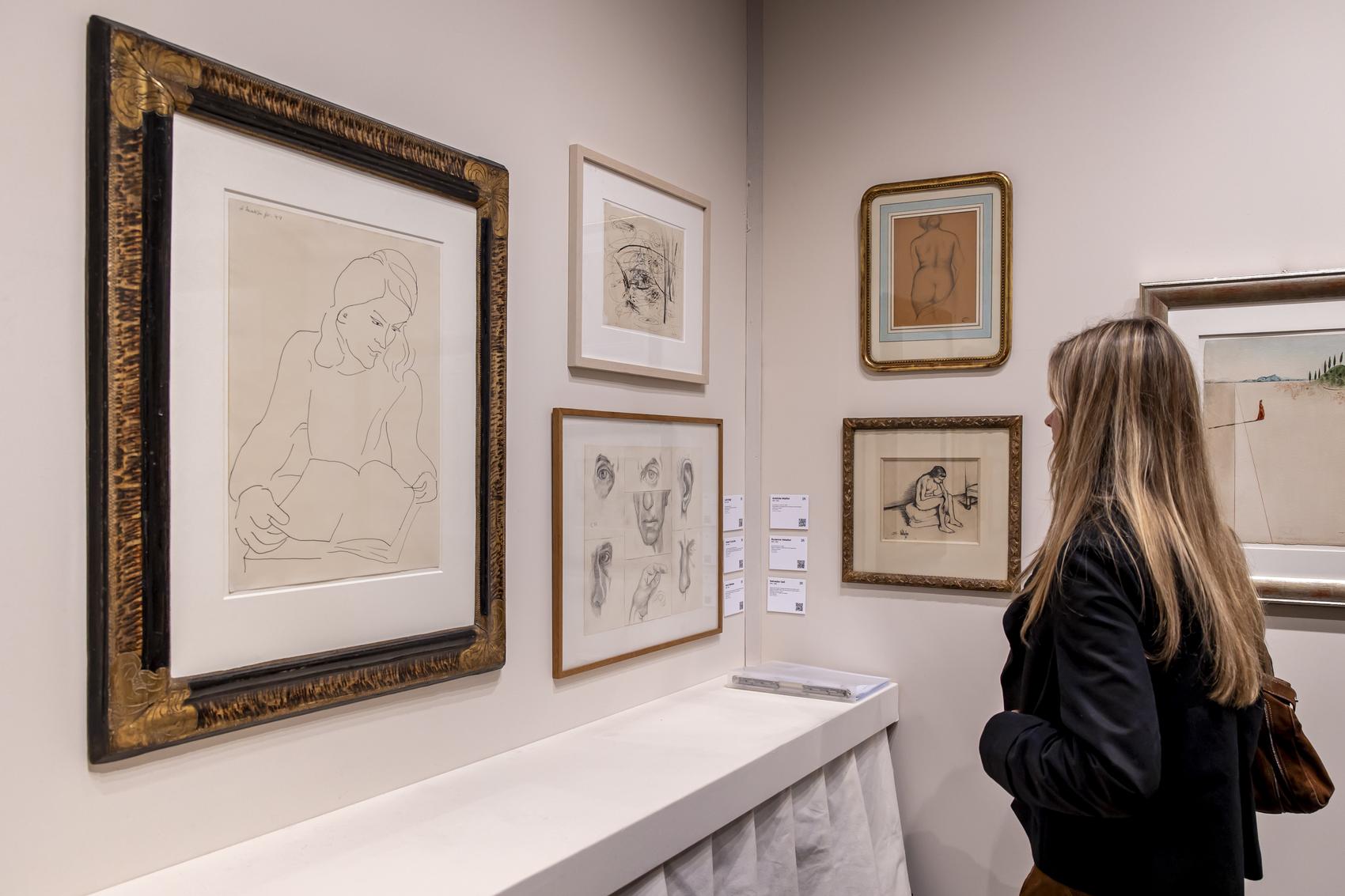 Salon du dessin 2024 : vue de stand