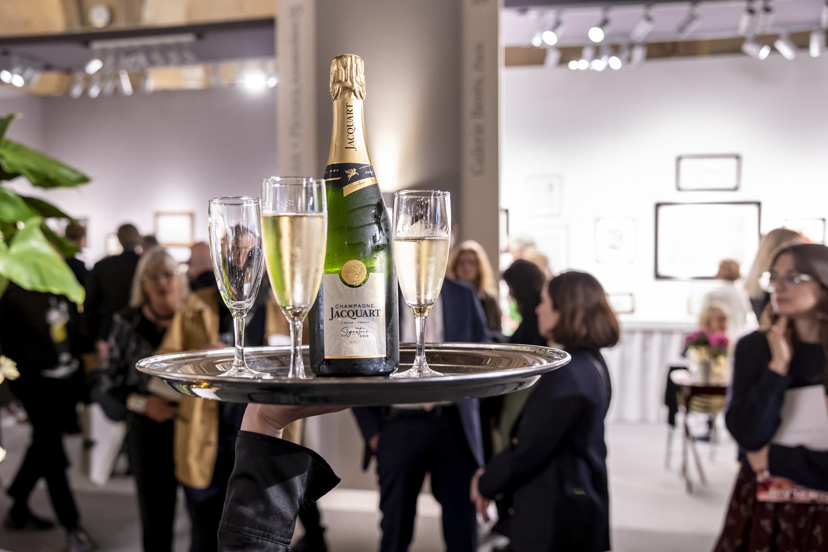 La Champagne Jacquart, partenaire di Salon du dessin 2024