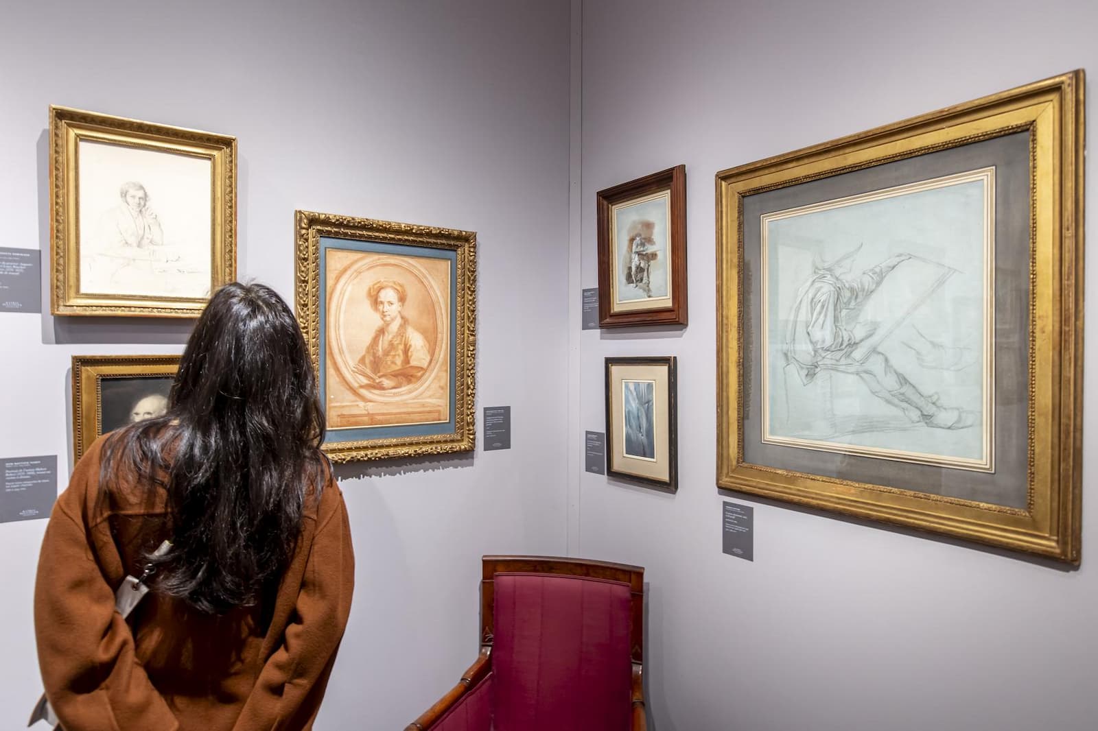 Le stand de la Fondation Tavolozza au Salon du dessin 2024