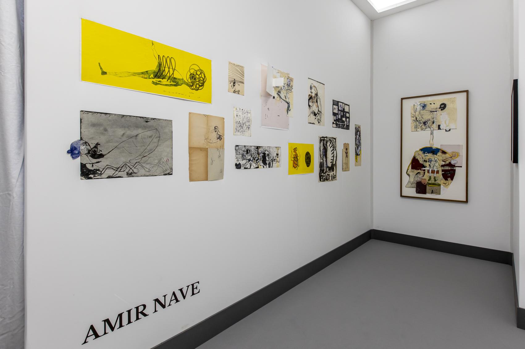 Le stand du Prix de dessin contemporain de la Fondation Danie & Florence Guerlain au Salon du dessin 2024