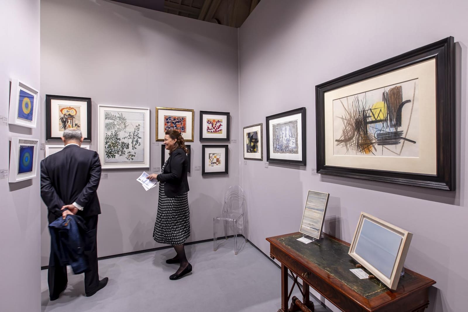 Salon du dessin 2024 : vue de stand