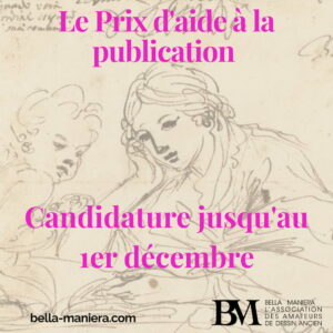 Prix d’aide à la publication Bella Maniera - Troisième édition